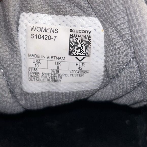 Saucony Grid Cohesion XT 600 Women’s US Size 10 Gray Pink Running Sneaker Shoes - Picture 11 of 11